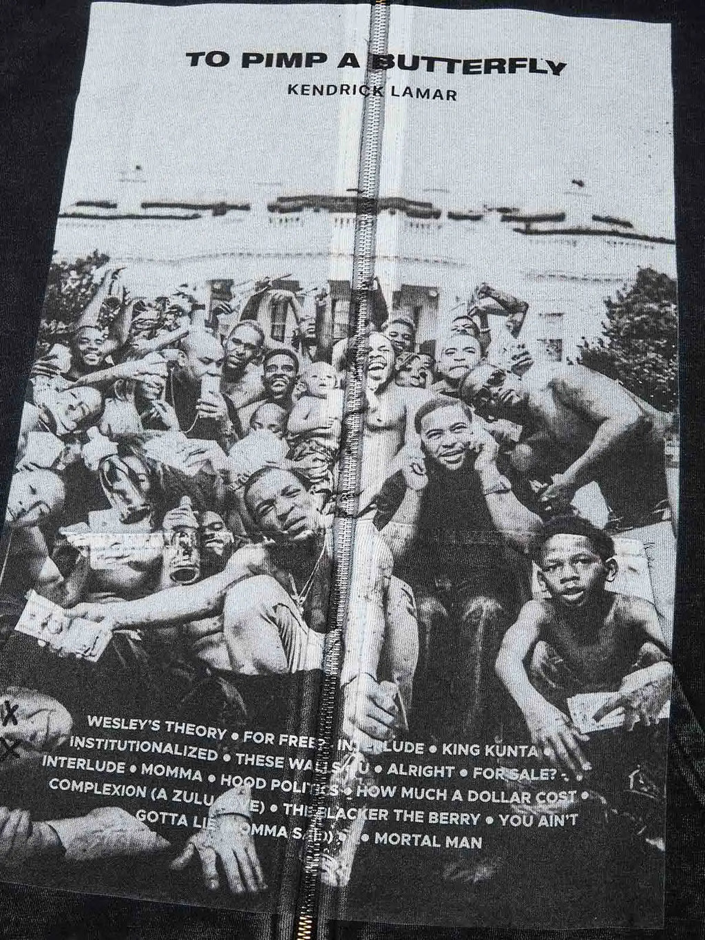 Album Poster Printed Hoodie